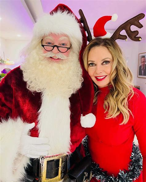 Carol Vorderman sizzles in skintight red dress for This
