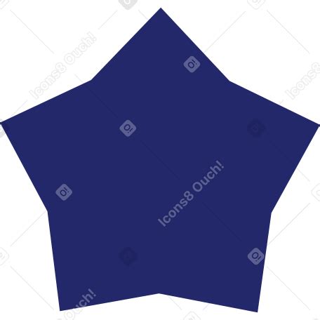 Звезда темно-синий в PNG, SVG
