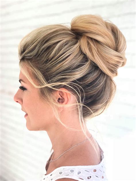 high messy bun