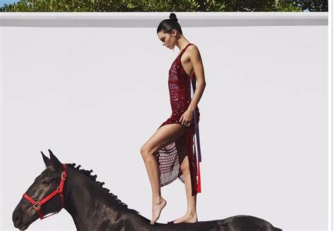 Kendall Jenner Baffles Fans As She Stands On A Horse For Bizarre ...