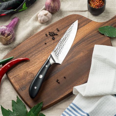 Купить Нож кухонный FISSMAN HATTORI hammered Нож поварской 15 см Нож ...