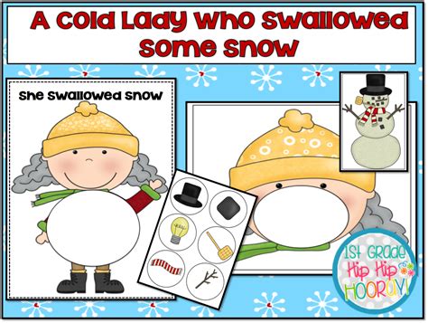 1st Grade Hip Hip Hooray!: A Cold Lady Who Swallowed Some Snow!