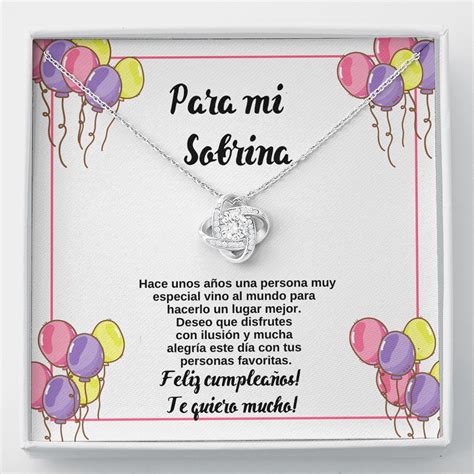 Sobrina Gift Regalo Para Sobrina Regalo De Cumpleaños Para Sobrina