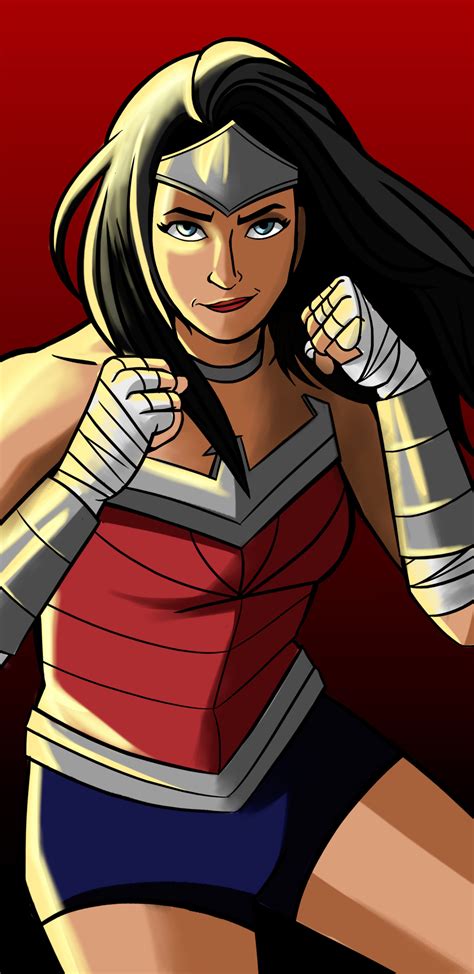 1440x2960 Wonder Woman Cartoon Artworks Samsung Galaxy Note 9,8, S9,S8