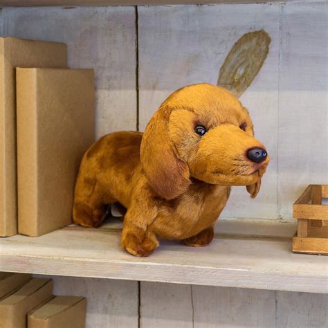 Cartoon Dachshund Plush Toy Sleeping And Travel Companion Toys Suitable For Birthday Party-eyzi