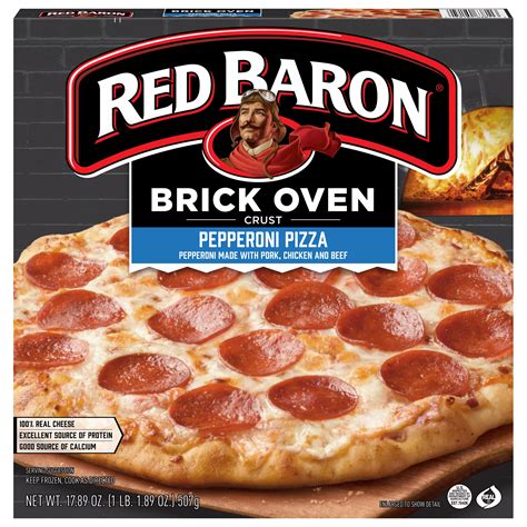 Red Baron Brick Oven Crust Frozen Pizza - Pepperoni - Shop Pizza at H-E-B