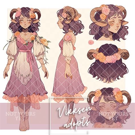 [OPEN] Adopt 320 - Cute Satyr Faun by Vikksen on DeviantArt