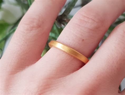 Goldring 24K Feingold 9999 Massiv Stark Handgemacht Design - Etsy.de