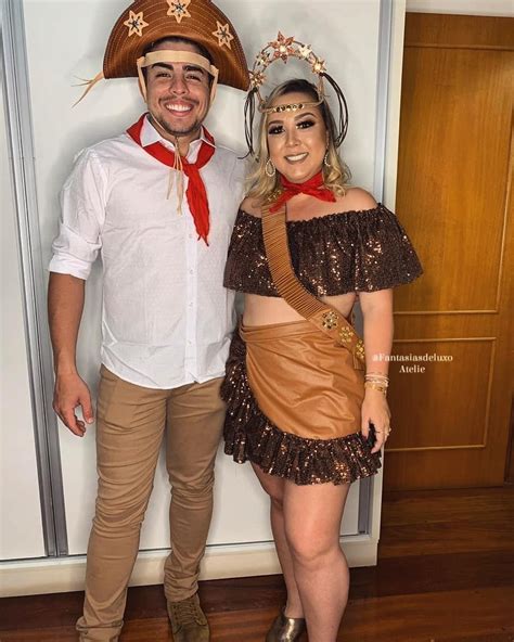 Fantasia De Maria Bonita E Lampião - Pin de Gisele de Carli em Festa junina | Fantasias femininas, Fantasias ...
