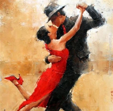 Argentine Tango Painting at PaintingValley.com | Explore collection of ...