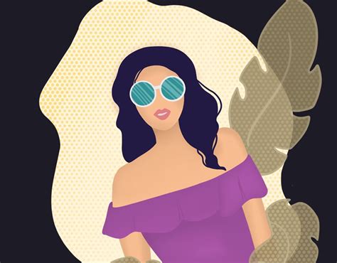 flat vector character  behance