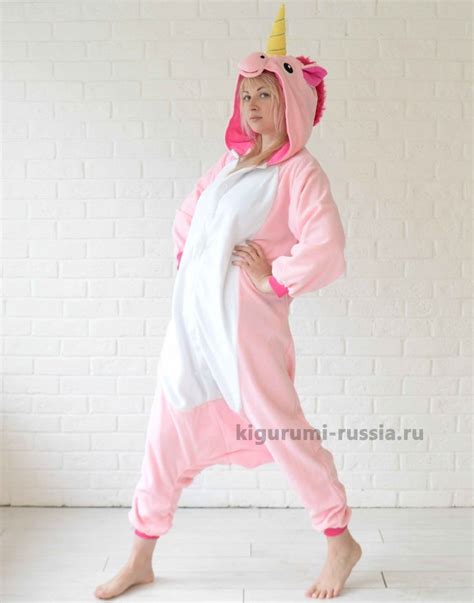 Кигуруми Единорог Радужный розовый "ORIGINAL design". Купить за 2 790 ...