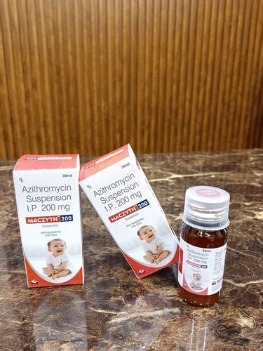 Azithromycin 200 Mg Syrup at ₹ 115/bottle | Azithromycin Syrup in ...