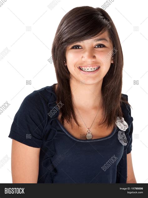 Cute Latina Braces Image & Photo (Free Trial) | Bigstock