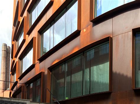 corten material  modern architecture  sustainable applications