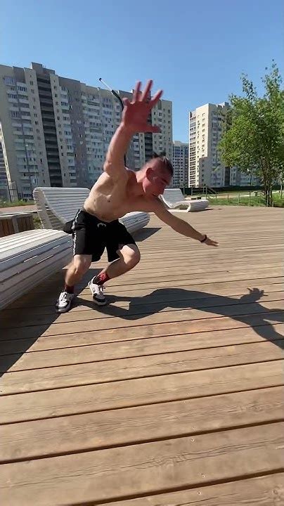 Прыгаю сальто в Самаре | Паркур и Фриран трюки | Parkour guy jump ...