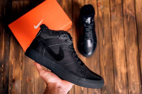 Кроссовки зимние мужские кожаные Nike Air 40-45р мех кожа зима 2024: 2 ...