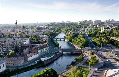Вид с высоток Харькова. Фото Харькова