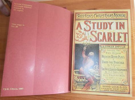 A Study in Scarlet by Doyle, Arthur Conan ( Jean Conan Doyle ): As New ...