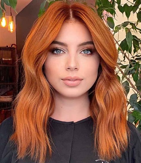 Dark Copper Hair Color Chart