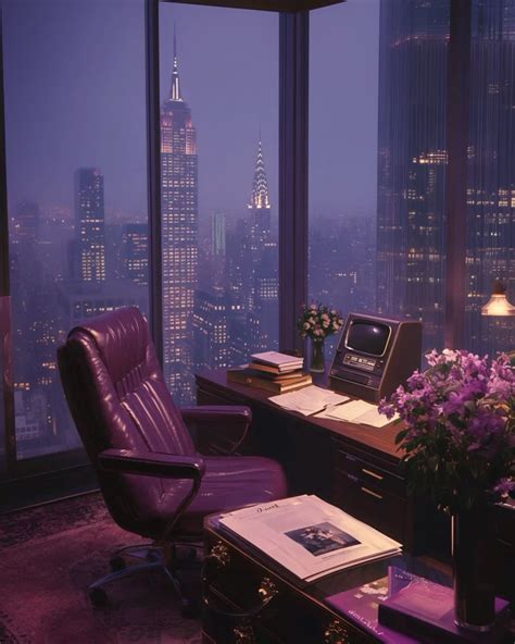 Purple mood, foggy NY, retro in 2025 | Penthouse aesthetic, Retro