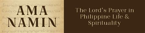 Ama Namin: The Lord's Prayer in Philippine Life and Spirituality ...