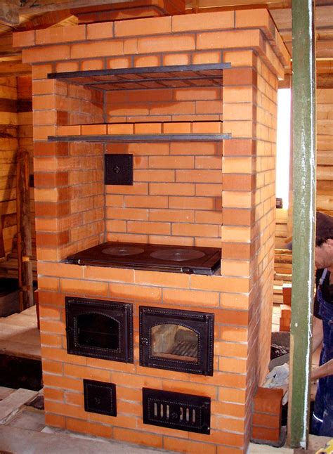 Печка шведка своими руками из кирпича чертежи фото с плитой