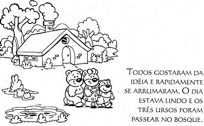 Cachinhos Dourado Para Imprimir - Professora Juce: História: Cachinhos dourados para colorir e imprimir