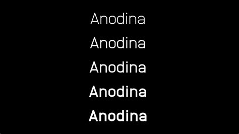 Anodina Typeface › Fontesk