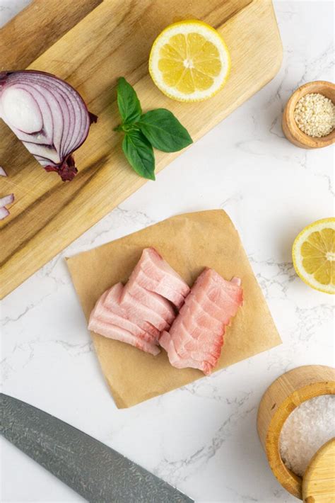 Hamachi Crudo Recipe (Yellowtail Crudo) - Fitsian Food Life