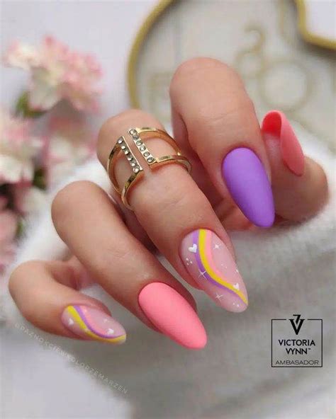 27 Enchanting Rainbow Nail Art Designs To Bring You Joy