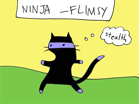 Flimsy the Kitten: NINJA