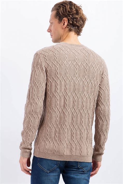Мужской джемпер Finn Flare. Схема узора - Вязание спицами LenkomKnit