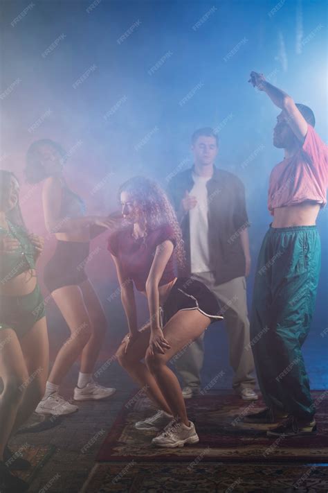 Free Photo | People dancing and twerking at an indoor party