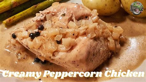 Creamy Peppercorn Chicken/Chicken in Pepper Sauce - YouTube