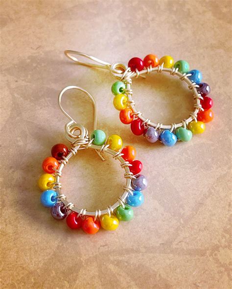 pearl dropped earrings diy 3