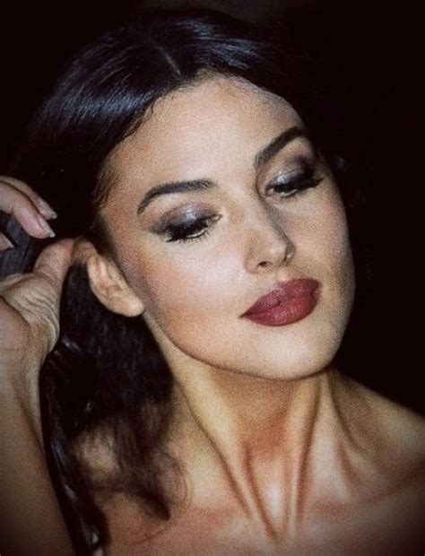 monica bellucci  face claims  hollywood makeup aesthetic face