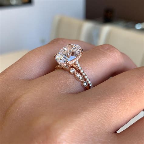 sensational diamond rose gold engagement rings ring styles