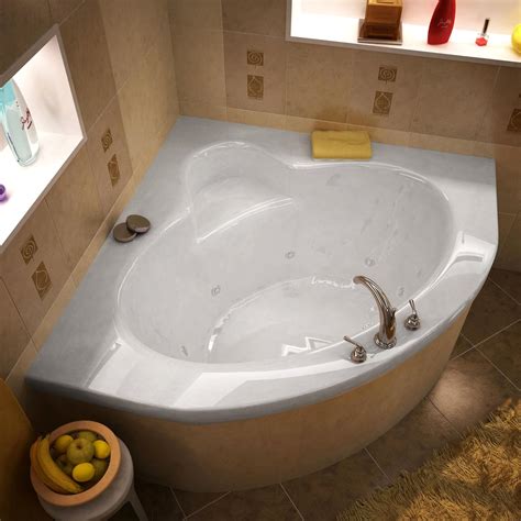 Atlantis Whirlpools 6060AWL Alexandria 60 x 60 Corner Whirlpool Jetted