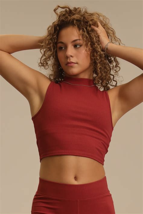 Authentic Crop - Rosewood | Tiger Friday Dancewear – TigerFriday