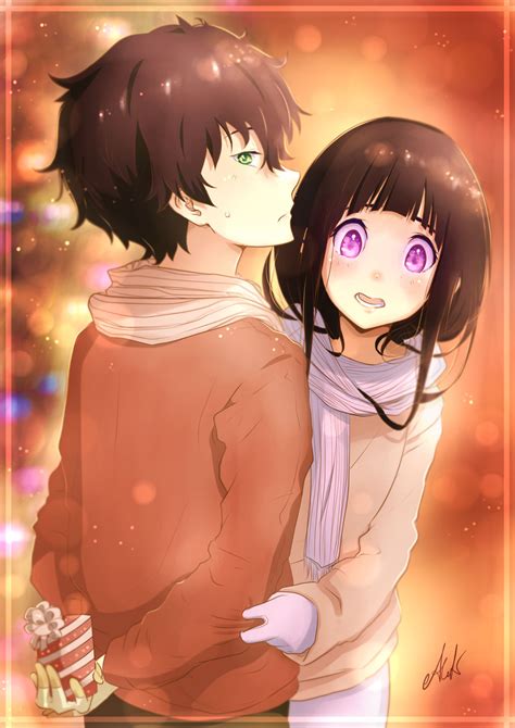 Hyouka Christmas's fanart by PhAlek on DeviantArt