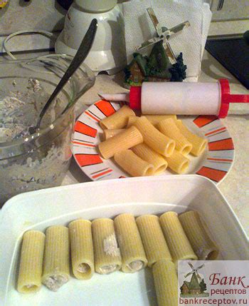 Каннеллони - толстые макароны для начинки, рецепт приготовления, фото