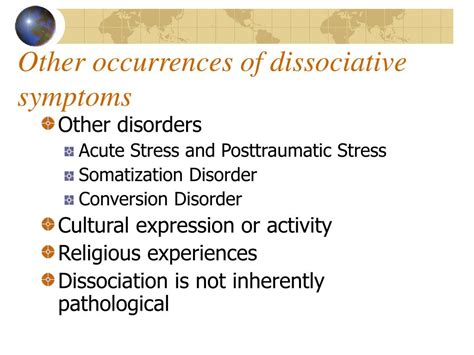 dissociative disorders powerpoint