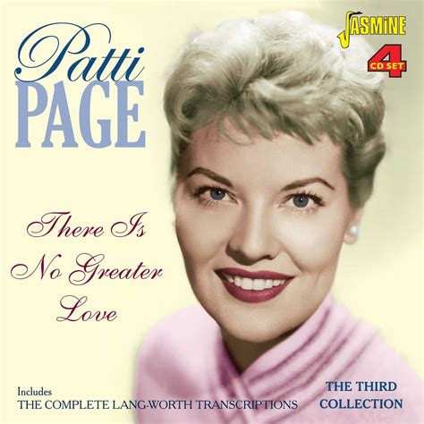 Patti PAGE - There Is No Greater Love - The Complete Lang-Worth