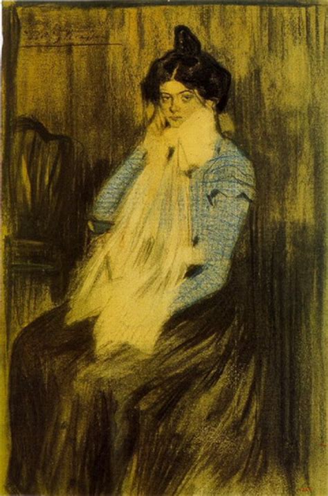 Pablo Picasso — Lola Picasso, artist sister, 1899