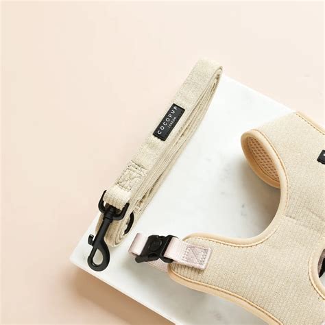Cocopup Dog Lead - Nude Cord- Maison White
