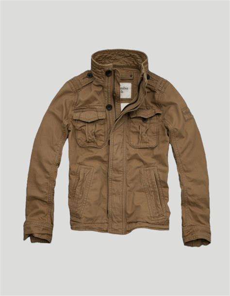 Ветровка мужская Abercrombie & Fitch бежевая