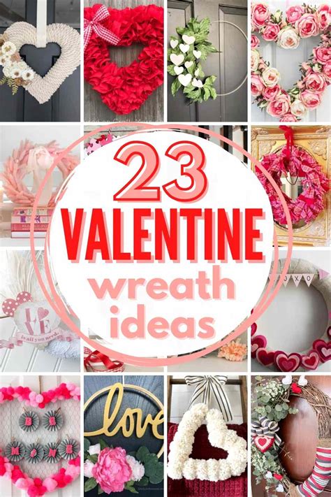 8 BEST DIY Valentine Wreath Ideas - The Heathered Nest