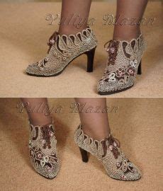 РУКОТВОРНАЯ ОБУВЬ.ДЕКОР.ПЕРЕДЕЛКИ. | Crochet boots, Crochet shoes ...