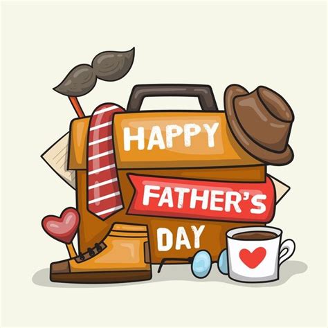 Concepto de día del padre dibujado a man... | Free Vector #Freepik # ...